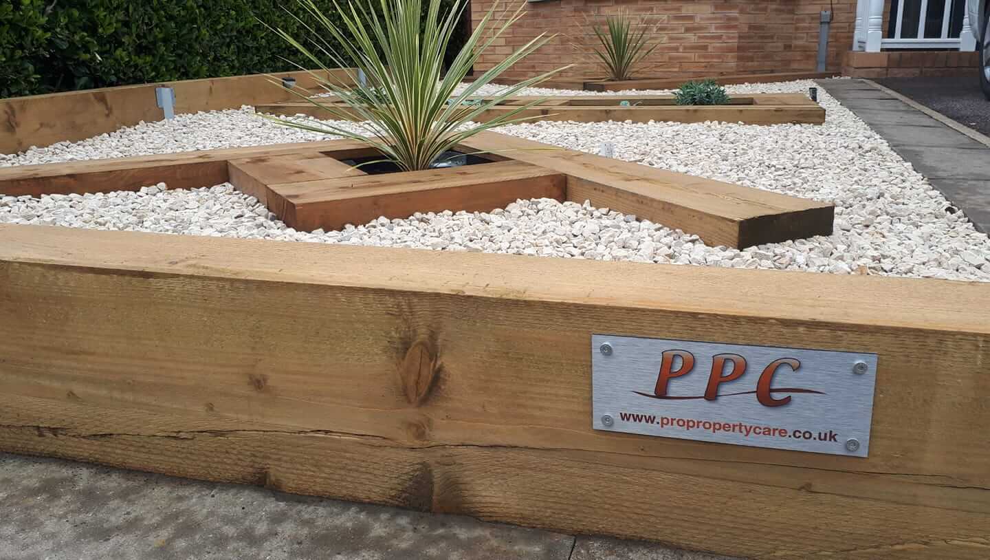 An image that, when clicked, shows various examples of PPC's maintenenace work. These include examples of general maintenance, landscape gardening, and work-in-progress pictures.